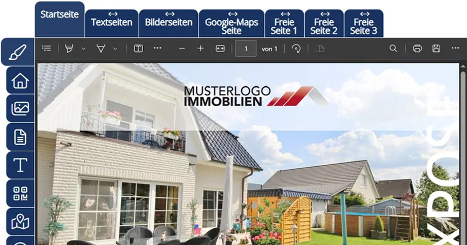 Auszug Exposé Designer von immoprofessional. Auszug Exposé Designer von immoprofessional.