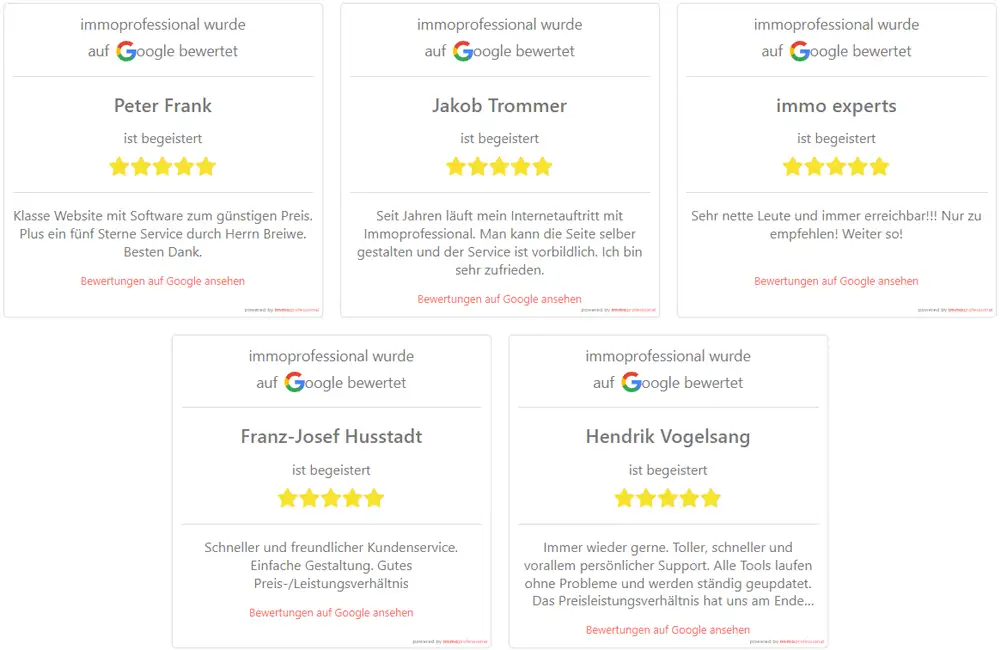 Google Rezensionen Addon