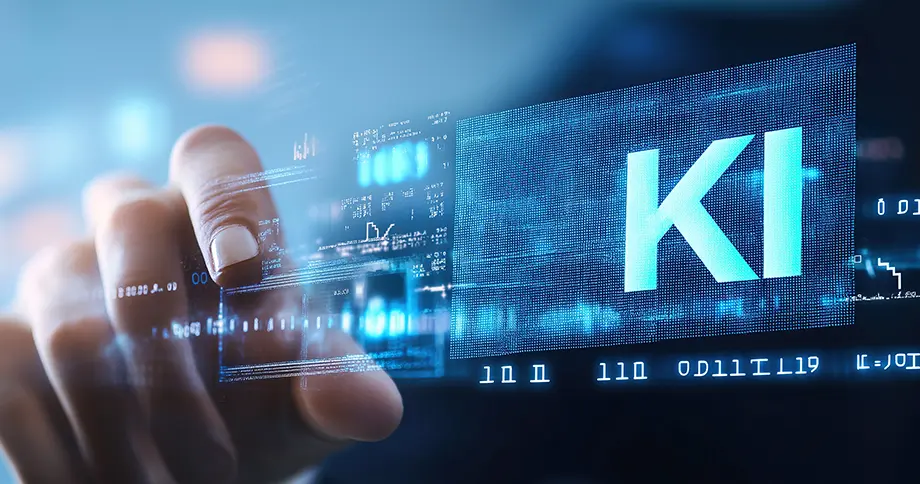 Grafische Darstellung des Begriffs ‚KI‘ (Künstliche Intelligenz) mit digitalen Linien und Punkten auf hellem Hintergrund – symbolisiert den Einsatz von KI-Technologie zur Optimierung von SEO-Strategien Grafische Darstellung des Begriffs ‚KI‘ (Künstliche Intelligenz) mit digitalen Linien und Punkten auf hellem Hintergrund – symbolisiert den Einsatz von KI-Technologie zur Optimierung von SEO-Strategien